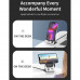 Recci RCW-30 Wireless Charger Desktop Stand, QI 15W, металлическая, grey