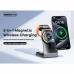 Remax RP-W85 Zunya 20.5W Aluminium alloy 3-in-1 Magnetic Holder & Wireless Charger, grey