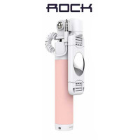 Rock Mini Selfie  Stick Wire control (60cm) (ROT0724) pink