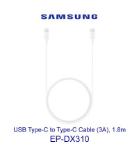 Samsung USB Type-C to Type-C Cable (3A), 1.8m (EP-DX310) white 