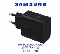 Samsung 60w PD Power Adapter (LOW Standby), 1C (EP-T6010) black