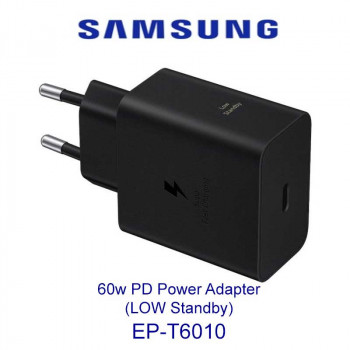 Samsung 60w PD Power Adapter (LOW Standby), 1C (EP-T6010) black