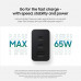 Samsung 65w PD Power Adapter Trio set, U+C+C, кабель С-С 1м (EP-T6530) white