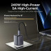 Ugreen 65383 Type-C to Type-C USB4 Gen 4 Cable L706, 1m, 5A, PD3.1 240w, 80 Gbps, 16K60Hz, black