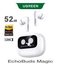 Ugreen WS211 EchoBuds Magic Hybrid ANC Earbuds, LDAC, 7h(35h) (55137) white