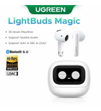 Ugreen WS216 LightBuds Magic Hybrid ANC Earbuds, LDAC, 7h(35h) (65386) white