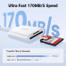 Ugreen CM265 2-in-1 USB-C Card Reader, SD/TF 3.0, 170MB/s (35506) white