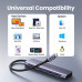Ugreen USB-C Adapter 7-in-1, PD100w+2xUSB3.0+TF/SD 104MBs+HDMI 4K30Hz+ USB-C 5gbps, 15214