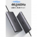 Ugreen USB-C Adapter 9-in-1, PD100w+2xUSB3.0+USB 3.1+TF/SD+HDMI2.0 60Hz+ RJ45+USB-C 10gbps, 15532
