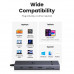 Ugreen USB-C Hub 10-in-1, PD100w+2xUSB3.2+2USB-C+TF/SD+2HDMI2.0 60Hz+ RJ45 1Gbps (45366)