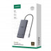 Ugreen USB-C Hub 10-in-1, PD100w+2xUSB3.2+2USB-C+TF/SD+2HDMI2.0 60Hz+ RJ45 1Gbps (45366)