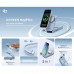 Ugreen PB769 magnetic wireless power bank 20000mah, Qi2.2 25W, PD 100w (75066) blue