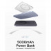 Ugreen PB580 magnetic wireless power bank 5000mah, Qi2 15W, PD 20w (65840) blue