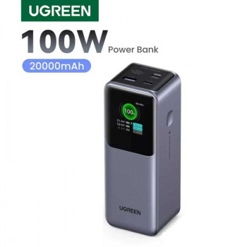 Ugreen PB725 100w power bank 20000mah, PD 100w, 45208, gray