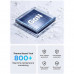 Ugreen 8-Port GaN Desktop Charger 200w, 2U+6C, PD100w, 2m, model X766 (55324) grey