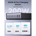 Ugreen 8-Port GaN Desktop Charger 200w, 2U+6C, PD100w, 2m, model X766 (55324) grey