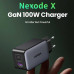 Ugreen GaN Nexode Pro Fast Charger 100w, U+C+C,  (15203) grey