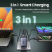Ugreen GaN Nexode Pro Fast Charger 100w, U+C+C,  (15203) grey