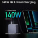Ugreen GaN Nexode Pro Fast Charger 160w, U+C+C+C, PD140w, model X763  (25095) grey