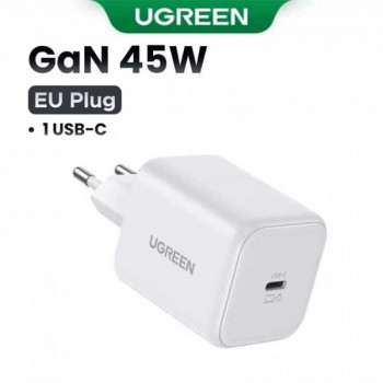 Ugreen 45w GaNInfinity USB-C GAN Fast Charger, 1C, model X524 (65053) white