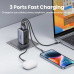 Ugreen GaN Nexode Fast Charger 65w, U+C+C, CD244 (10335) grey