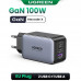 Ugreen GaN Nexode X Gan Fast Charger 100w, U+C+C,  (35038) grey