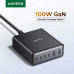Ugreen GaNInfinity Fast Charger 100w, 2U+4C, PD65w, model X765 (65190) grey