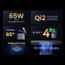 Ugreen X555 65W 2-in-1 Gan Desktop Fast Charger EU, 15W Qi2 + 2C 65W + U 22.5W, 55321, grey  
