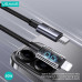 Usams Type-C to Lightning Cable, 1.2m, PD 30W (US-SJ662), оплетка, black