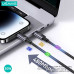 Usams Type-C to Lightning Cable, 1.2m, PD 30W (US-SJ662), оплетка, black