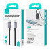 Usams Sufeng Series Type-C to Type-C PD 60W Cable, 0.25m, 3A (US-SJ678) black