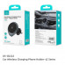 Usams US-CD222 Car Wireless Charging Magnetic Phone Holder, в решетку, Qi 15w, black