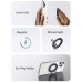 Usams US-ZJ071 Ultra Thin Mini Magnetic Ring Holder black