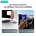 Usams US-ZJ071 Ultra Thin Mini Magnetic Ring Holder black