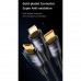 Usams 3-in-1 Transparent Digital Di Cable (C to M+L+C), 1.2m, PD100w (US-SJ600) black