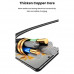 Usams 4-in-1 Aluminium Alloy Data Cable (U to M+L+2C), 1.2m, 3A (US-SJ739) black
