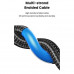Usams 4-in-1 Aluminium Alloy Data Cable (U to M+L+2C), 1.2m, 3A (US-SJ739) black