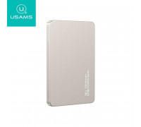 Usams CD231 5000mAh PD20w Ultra-thin Aluminium Magnetic Wireless Power Bank, Qi 15w titanium