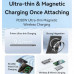 Usams PB73 5000mAh PD20w Ultra-thin Aluminium Magnetic Wireless Power Bank, Qi 15w (US-CD220) grey