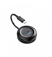 Usams Type-C to 1xUSB3.0 + 3xUSB2.0 Adapter (US-SJ415) black