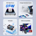 Usams 65w 3 Ports GaN Fast Charger (EU), U+C+C (US-CC180) white