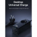 Usams 67w Four-port GaN Charging Adapter 3C+1U Socket with exten cable 2200W (EU), (US-CC225) black