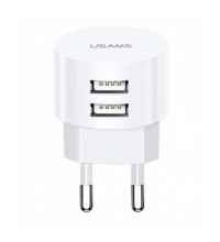 Usams T20, 2xUSB, 2.1A (US-CC080) white