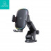 Usams US-CD187 Wireless Charging Car Phone Holder With Colorful Light, на стекло и в решетку, Qi 15w