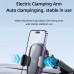 Usams US-CD187 Wireless Charging Car Phone Holder With Colorful Light, на стекло и в решетку, Qi 15w