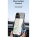Usams US-CD230 Wireless Charging Car Phone Holder, в решетку, Qi 15w