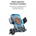 Usams US-CD230 Wireless Charging Car Phone Holder, в решетку, Qi 15w