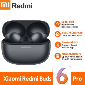 Xiaomi Redmi Buds 6 Pro (GL) (M2430E1), black