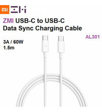 Xiaomi ZMI AL301 Type-C to Type-C 60W PD Cable, 1.5m, 3A white