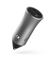 Xiaomi Car Charger Fast Charge Version (18W) 2USB Металл (CC05ZM) Серебро
